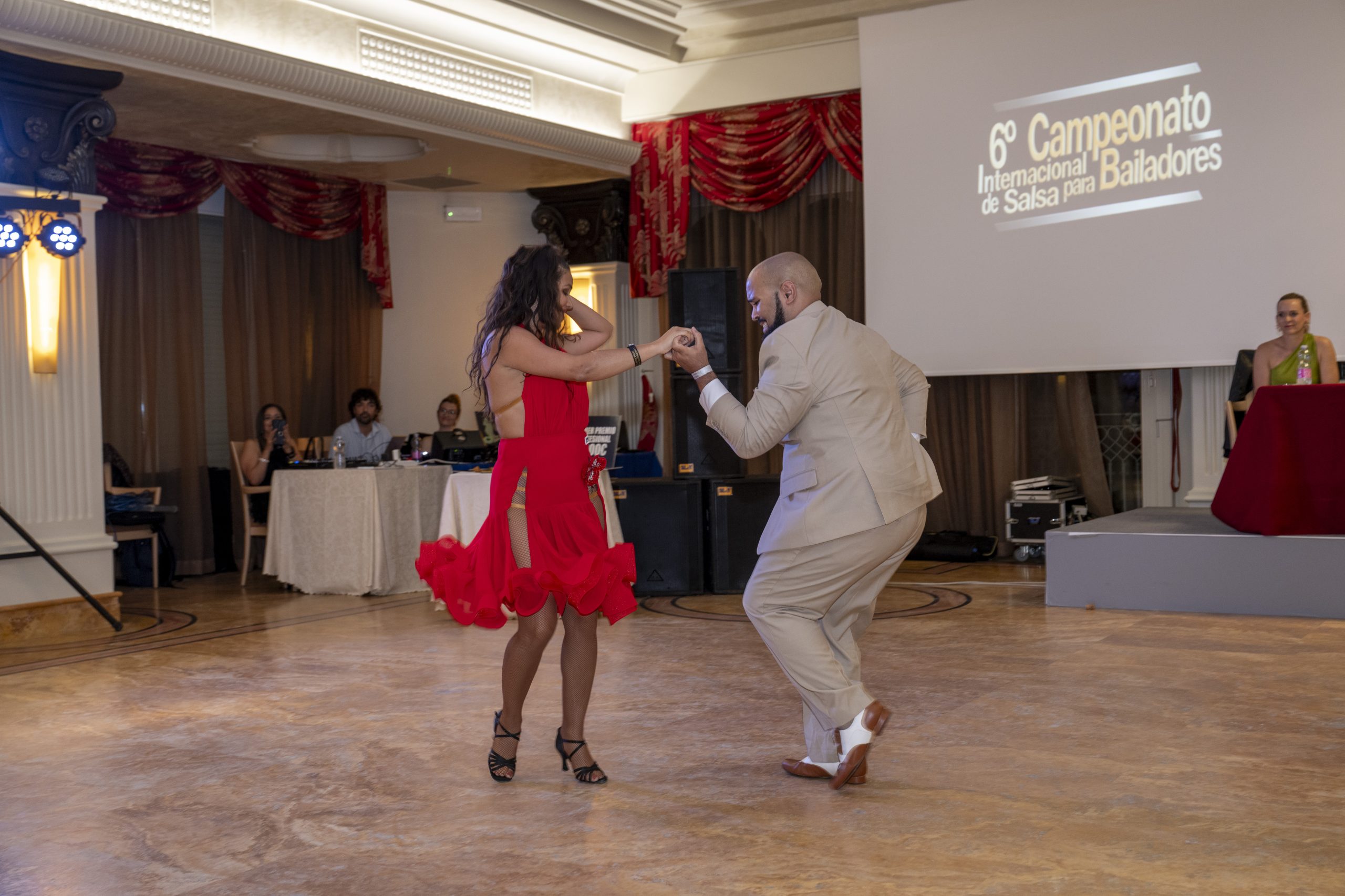 Competidores del Campeonato Internacional de Salsa para Bailadores